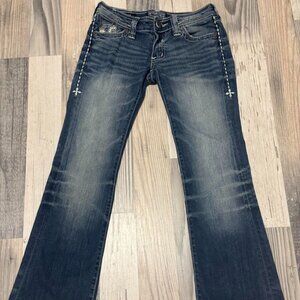 Women's Blue and Navy Jeans